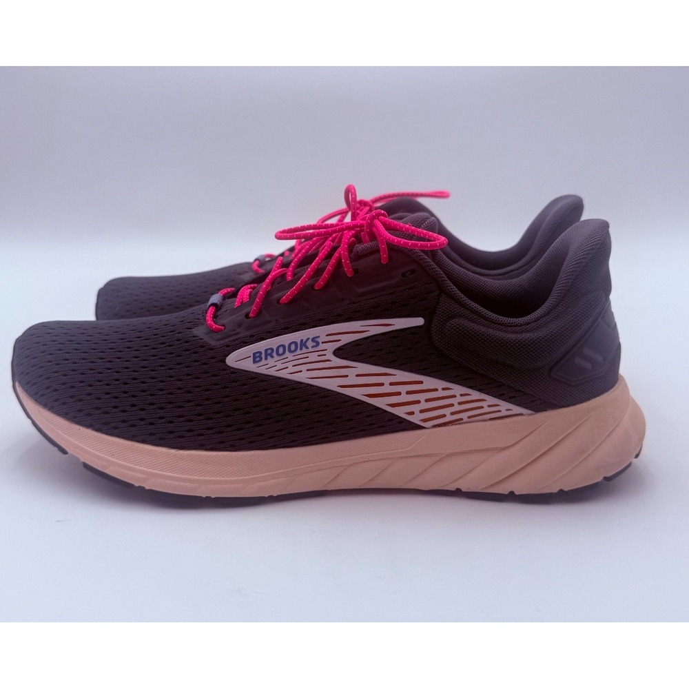 Brooks Launch 9 Running Shoes Men's Size 10 Gray Pink 1204031B028 Athletic